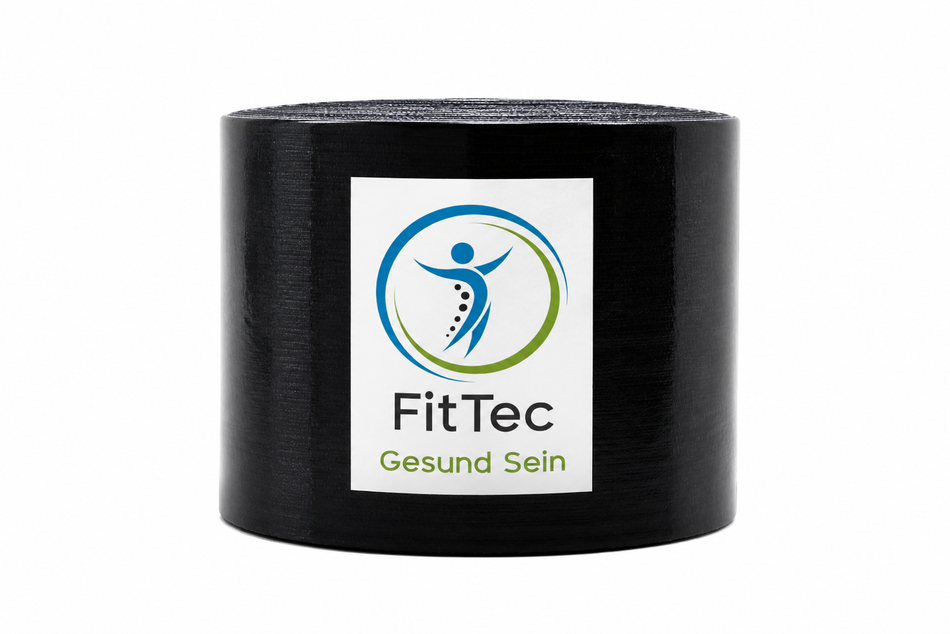 FitTec Kinesiotape 5cm x 5m – Elastisches Tape für Sport, Therapie & Rehabilitation (10Stk.)