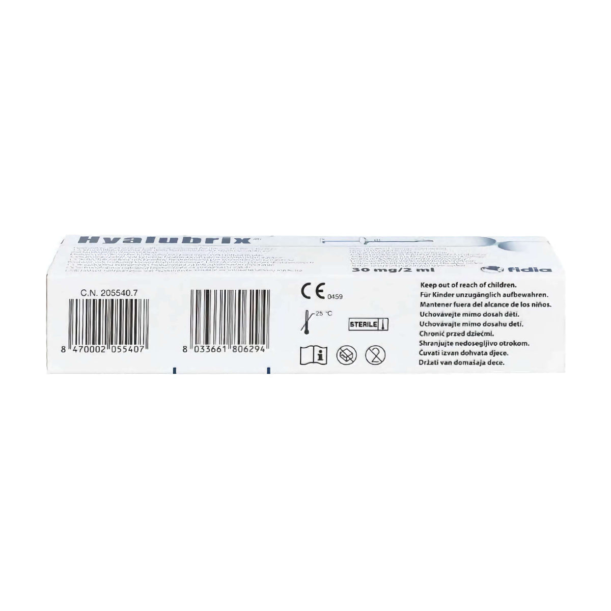 Hyalubrix 30mg/2ml Hyaluronsäure Gelenkspritzen von Fidia Pharma, hochkonzentrierte Hyaluronsäure für Gelenkbehandlung