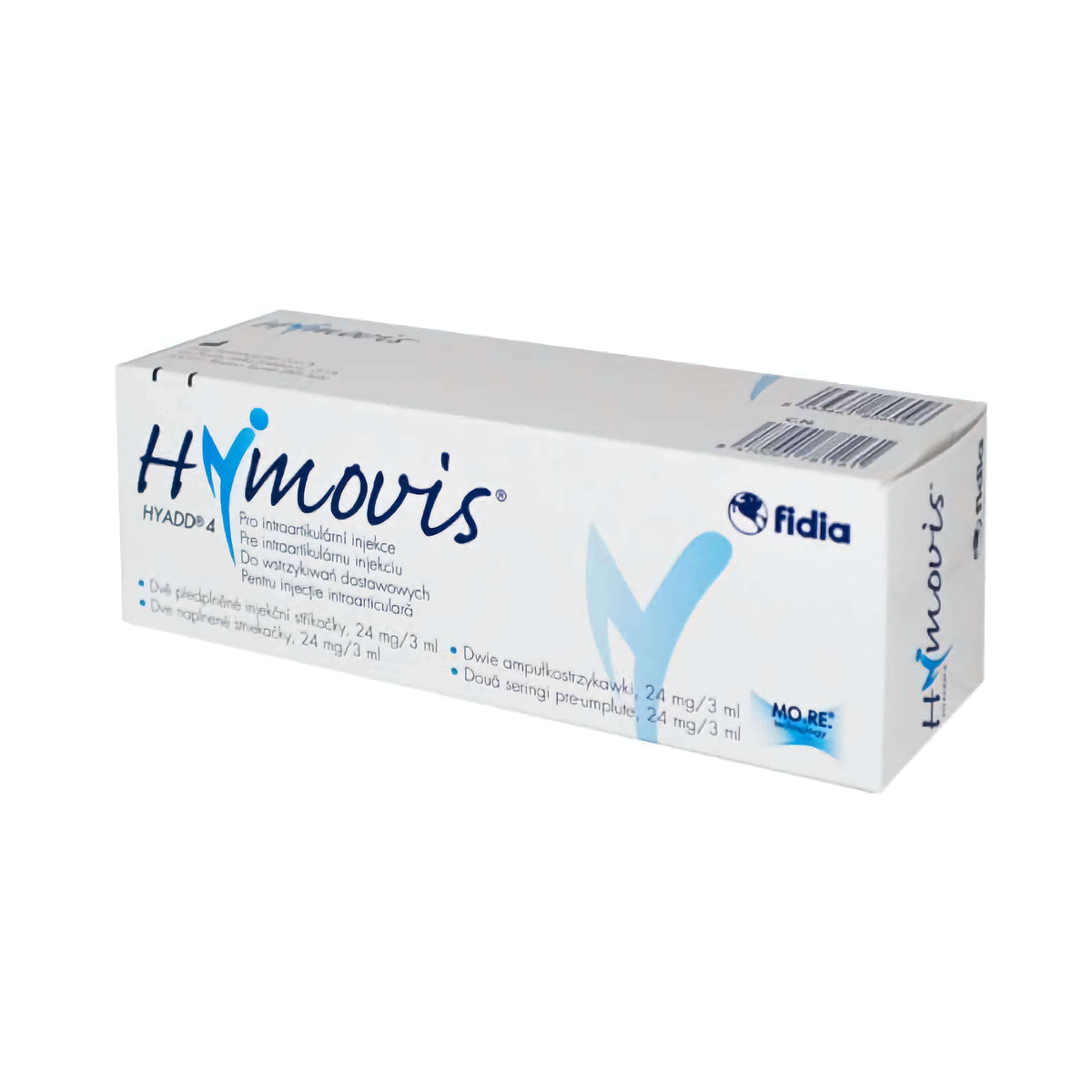 Hymovis 24mg/3ml Gelenkspritzen von Fidia Pharma, sterile Hyaluronsäure-Therapie, 2 Stück in Fertigspritzen