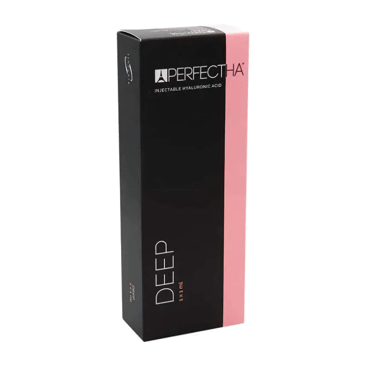 Hyaluronsäure Dermalfiller Perfectha Deep von Sinclair, 1 ml, zur Behandlung tiefer Falten, sichtbar in der Verpackung