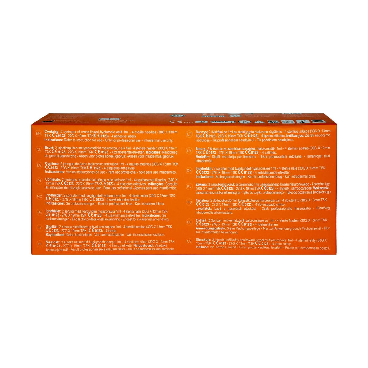 Aliaxin SR Dermalfiller mit Hyaluronsäure zur Hautregeneration, 2x1ml, IBSA, für Faltenbehandlung und Konturierung im Gesicht.