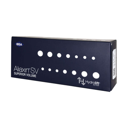 IBSA Aliaxin SV Dermalfiller mit Hyaluronsäure, 2x1.1ml, für tiefe Volumenaugmentation, sichtbar in der Verpackung