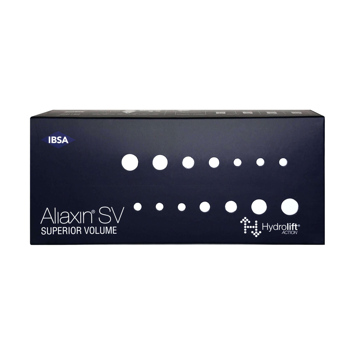 Aliaxin SV Dermalfiller von IBSA, 2x1,1ml Hyaluronsäure für tiefe Volumenaugmentation, sichtbare Applikationsstellen