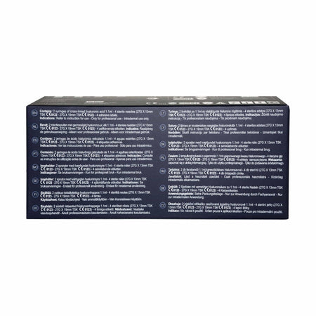 Aliaxin SV Dermalfiller mit Hyaluronsäure in sterilen Spritzen, für tiefe Volumenaugmentation, IBSA Pharma.