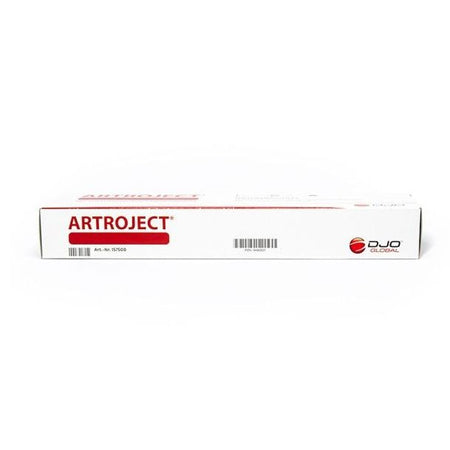 Gelenkspritze ARTROJECT mit 50mg Hyaluronsäure in 10ml für Arthrose, von ORMED GmbH, injiziert in das Gelenk