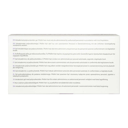 Sterile Spritze mit Croma PhilArt Hair Polynukleotid-Komplex für Haarregeneration und Kopfhautbehandlung, 2ml.