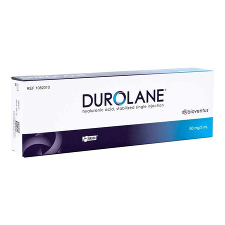 Injektionsspritze mit Hyaluronsäure von Bioventus für Gelenkverschleiß, 60mg/3ml, zur Gelenkschmerzlinderung.