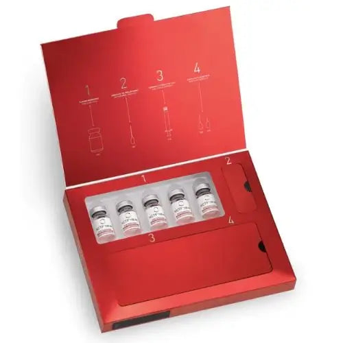 Fillmed NCTF 135HA Hyaluronsäure Dermalfiller Set mit 5x3ml für Hautregeneration und revitalisierende Hautpflege.