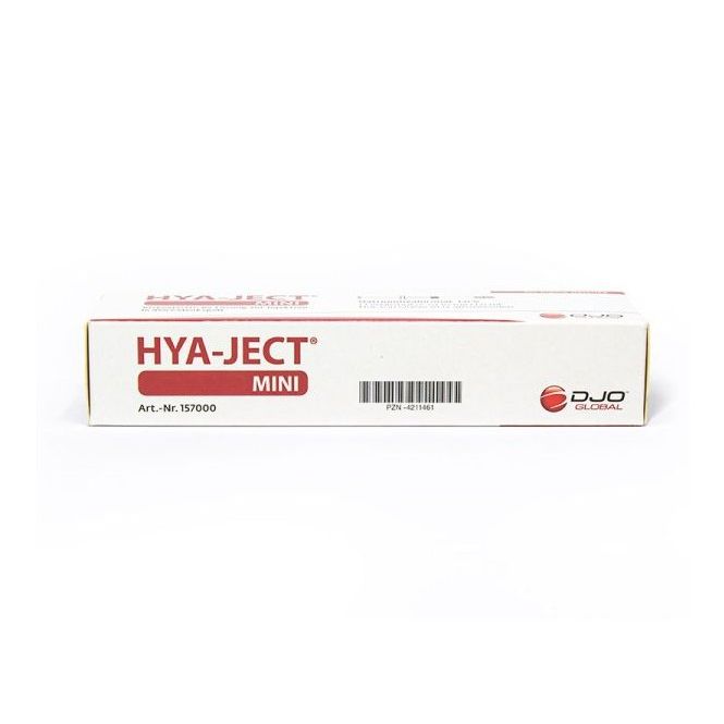 HYA-JECT Mini 10 mg 1 ml Gelenkspritze mit Hyaluronsäure, gebrauchsfertige Injektionsspritze von ORMED GmbH