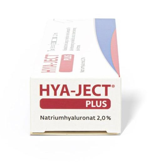 HYA-JECT Mini 10mg/1ml Hyaluronsäure Gelenkspritze für kleine Gelenke, von ORMED GmbH, in der Verpackung.