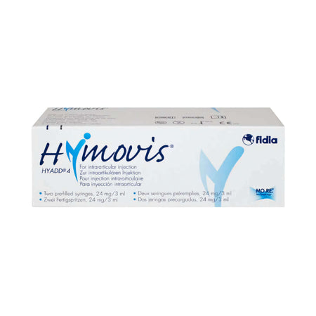 Hymovis 24mg/3ml Gelenkspritzen von Fidia Pharma, sterile Hyaluronsäure-Injektionen in Fertigspritzen für Gelenksbehandlung