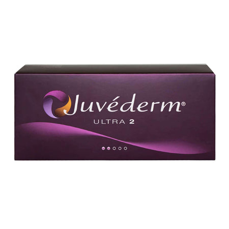 Juvéderm Ultra 2 Dermalfiller von Allergan, 2x0,55ml Hyaluronsäure mit Lidocain, für professionelle ästhetische Behandlungen