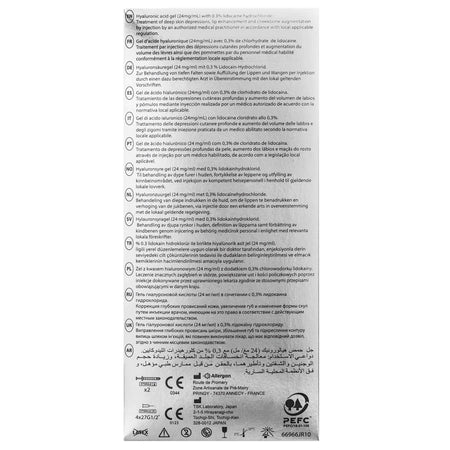 Juvéderm Ultra 4 Dermalfiller mit Hyaluronsäure und Lidocain, 2x1ml Flaschen, für Falten- und Volumenbehandlung, von Allergan