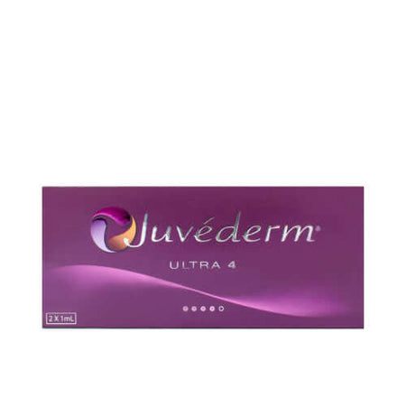 Juvéderm Ultra 4 Dermalfiller von Allergan, 2x1ml Hyaluronsäure mit Lidocain gegen tiefe Falten, volumengebend