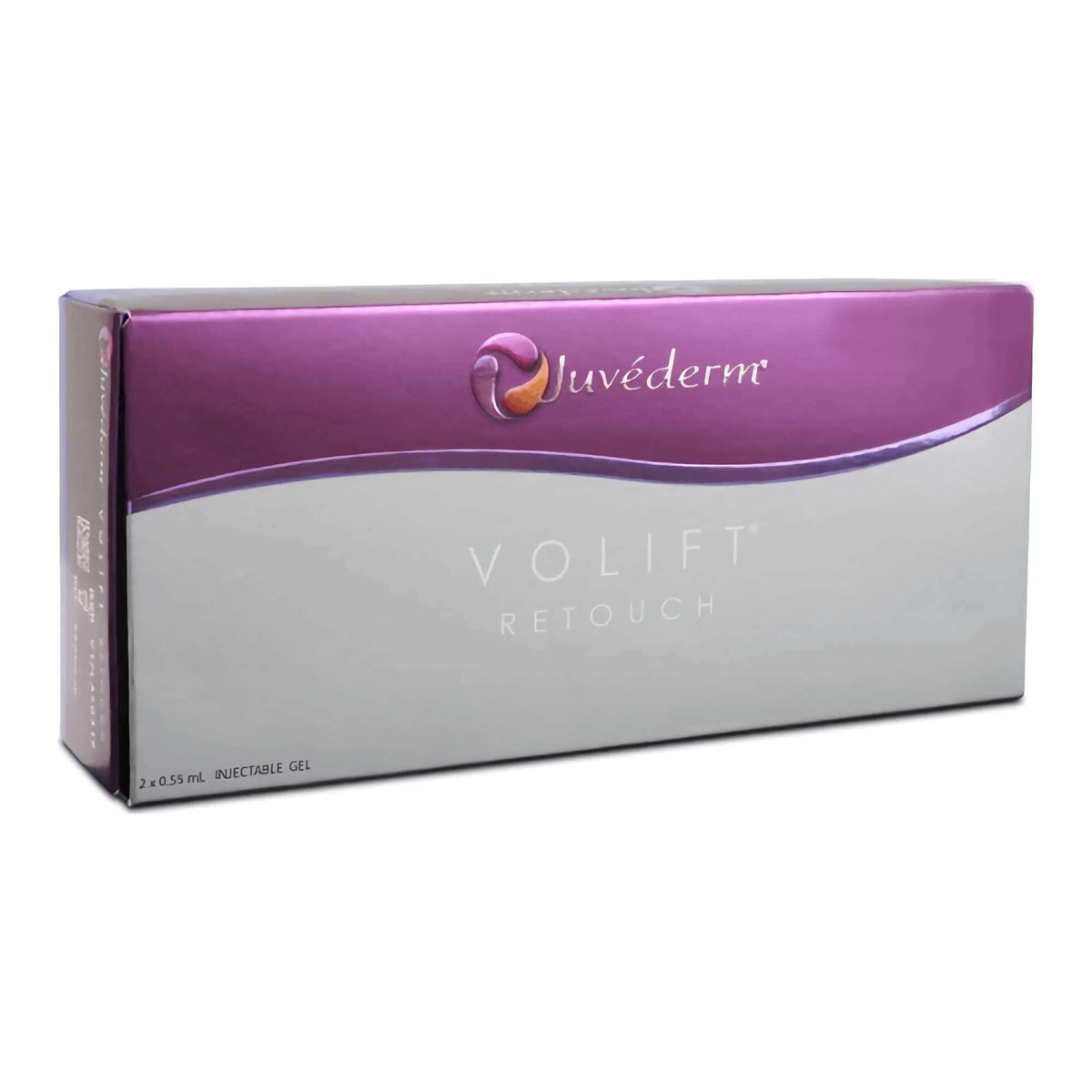 Juvéderm Volift Retouch Dermalfiller mit Hyaluronsäure und Lidocain, 2x0,55ml von Allergan für Lippen und Gesicht.