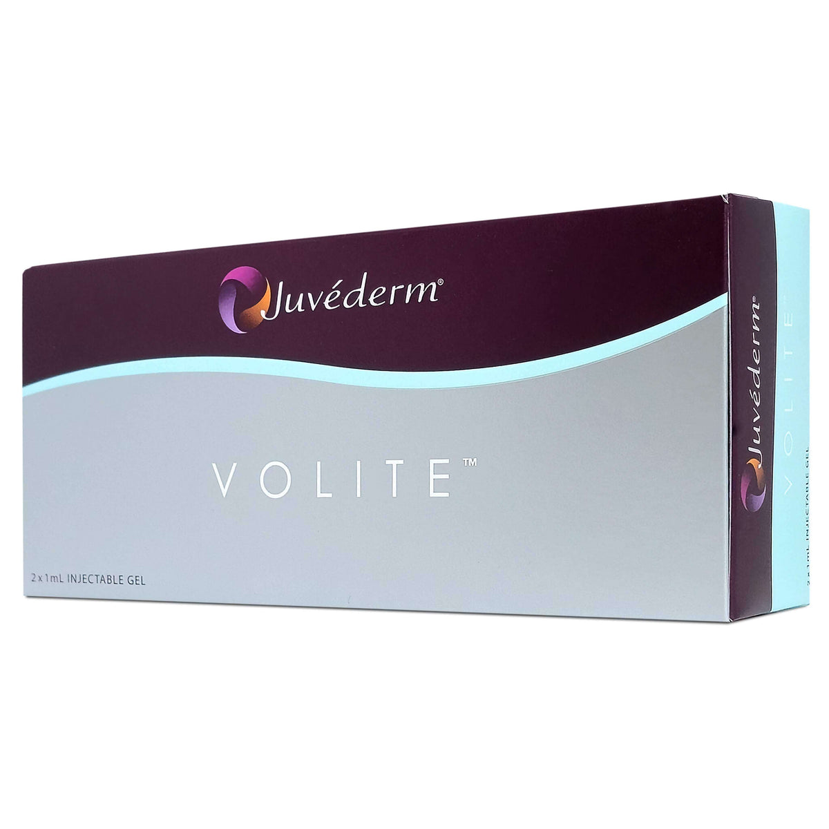 Juvéderm Volite Dermalfiller mit Hyaluronsäure und Lidocain, 2x1ml, für intensive Hautfeuchtigkeit, von Allergan.