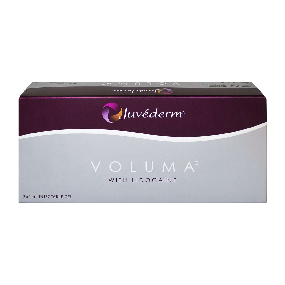 Juvéderm Voluma 2x1ml Hyaluronsäure Dermalfiller von Allergan für Wangenkonturierung und Volumenaugmentation.
