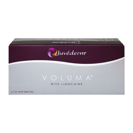 Juvéderm Voluma 2x1ml Hyaluronsäure Dermalfiller von Allergan für Wangenkonturierung und Volumenaugmentation.
