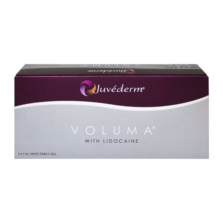 Juvéderm Voluma Dermalfiller von Allergan, 2x1ml Hyaluronsäure mit Lidocain für Wangenvolumen und Gesichtsaugmentation