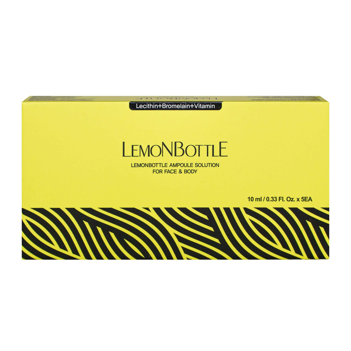 Lemon Bottle 5x10ml Lipolyse-Lösung von SID MEDICOS, innovative Fettreduktion Ampullen, Flasche mit 5 x 10ml.