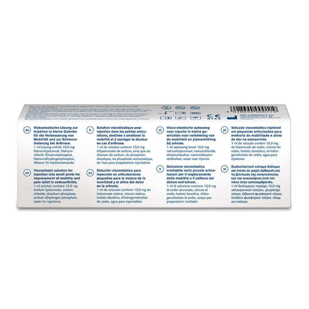 Kleine Gelenkspritze Ostenil Mini mit 10 mg Hyaluronsäure von TRB Chemedica für Gelenkbehandlung