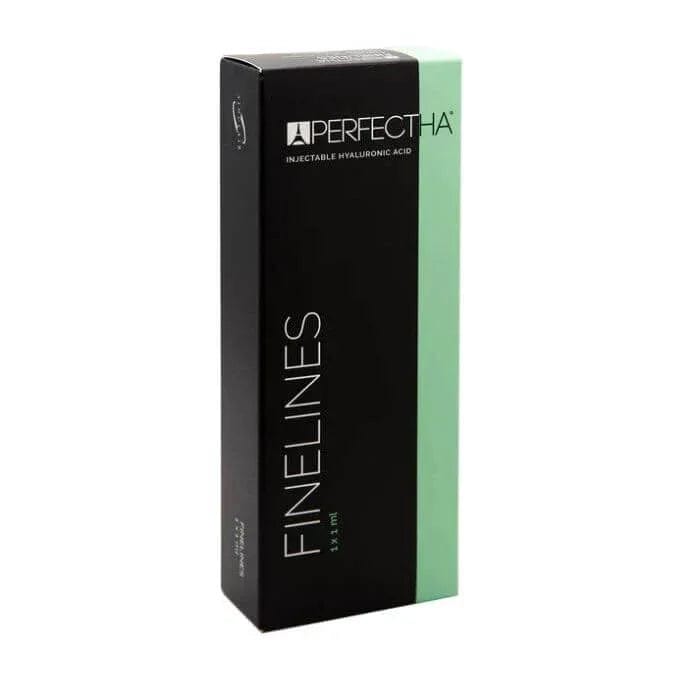 SINCLAIR Perfectha FineLines Hyaluronsäure Dermalfiller 1ml Verpackung zur Behandlung feiner Linien