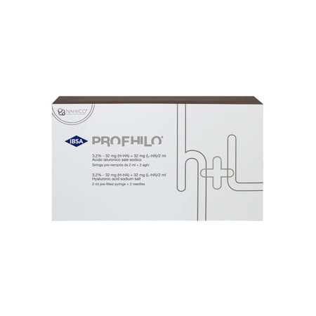 Profhilo H+L 2ml Dermalfiller von PROFHILO mit Hyaluronsäure für natürliche Hautverjüngung, bio-remodelling, IBSA