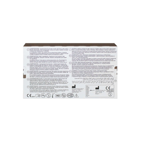 Profhilo H+L 2ml Dermalfiller mit Hyaluronsäure von IBSA, Verpackung und Produktbeschreibung sichtbar