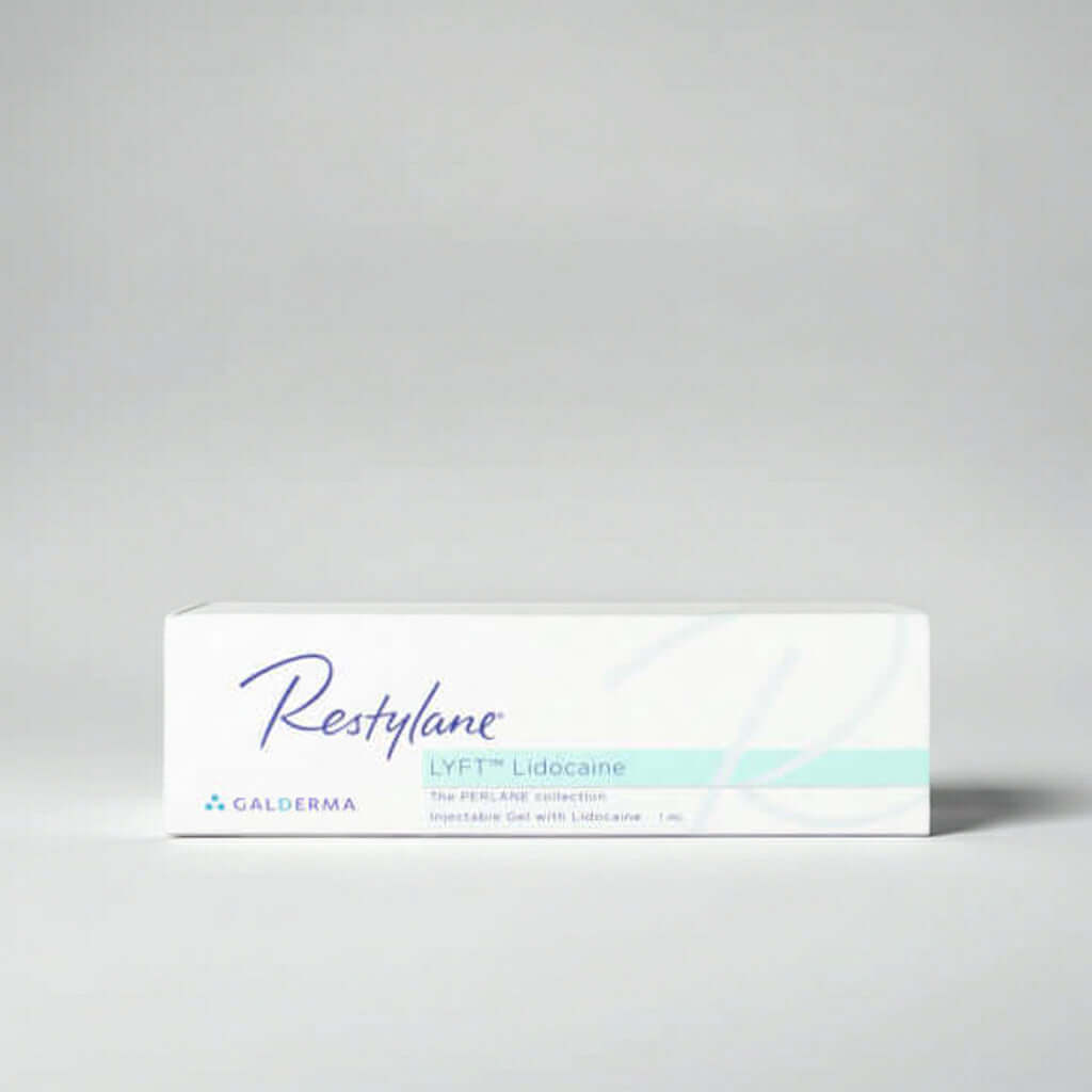 Dermalfiller Restylane Lyft mit Lidocain, 1 ml Hyaluronsäure NASHA für Volumen, von GALDERMA.