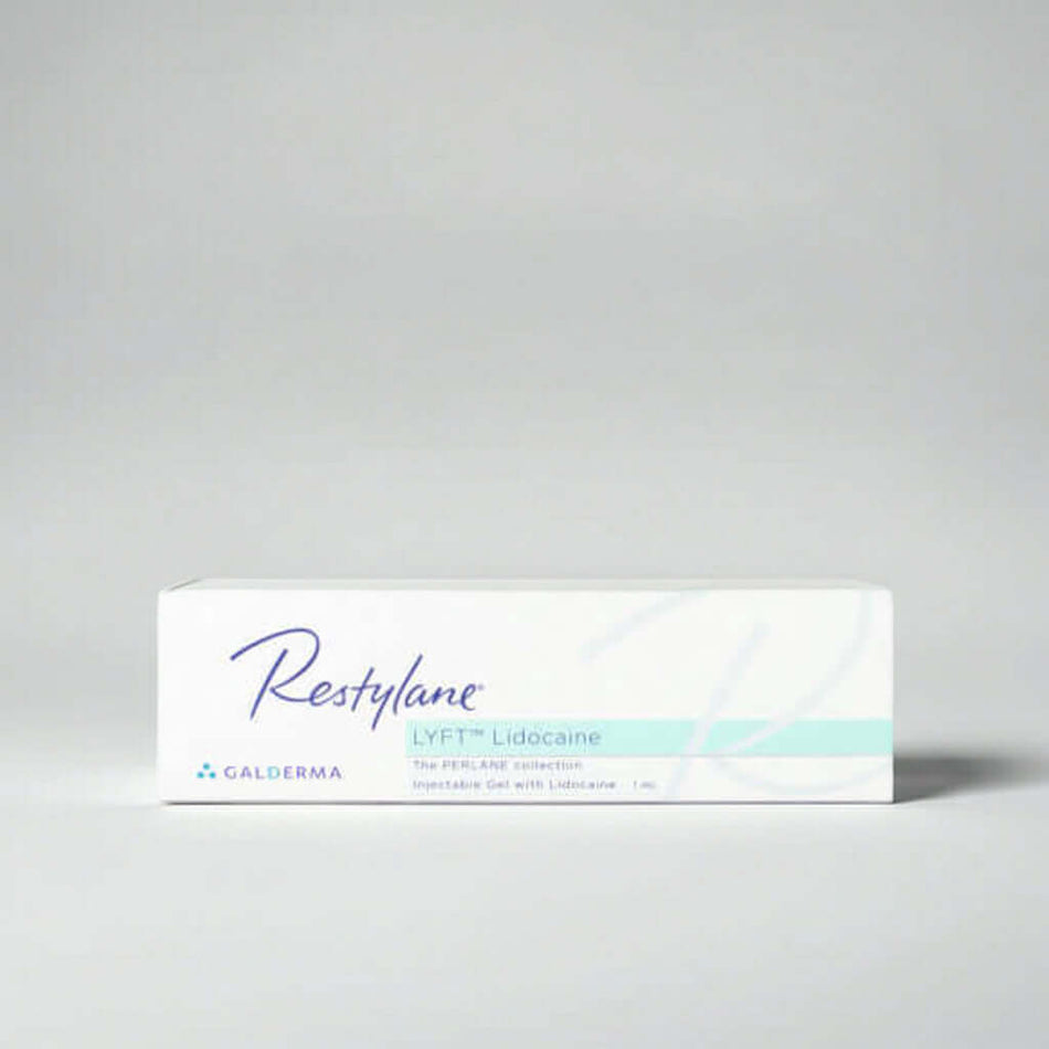 Dermalfiller Restylane Lyft mit Lidocain, 1 ml Hyaluronsäure NASHA für Volumen, von GALDERMA.