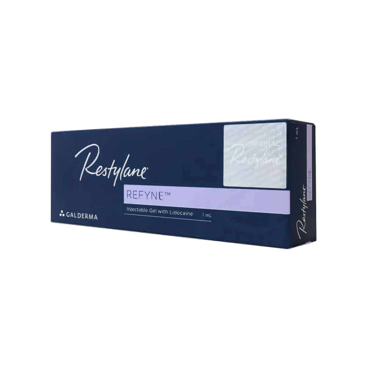 Restylane Refyne Lidocaine Dermalfiller mit Hyaluronsäure, 1ml, für natürliche Faltenbehandlung von GALDERMA.