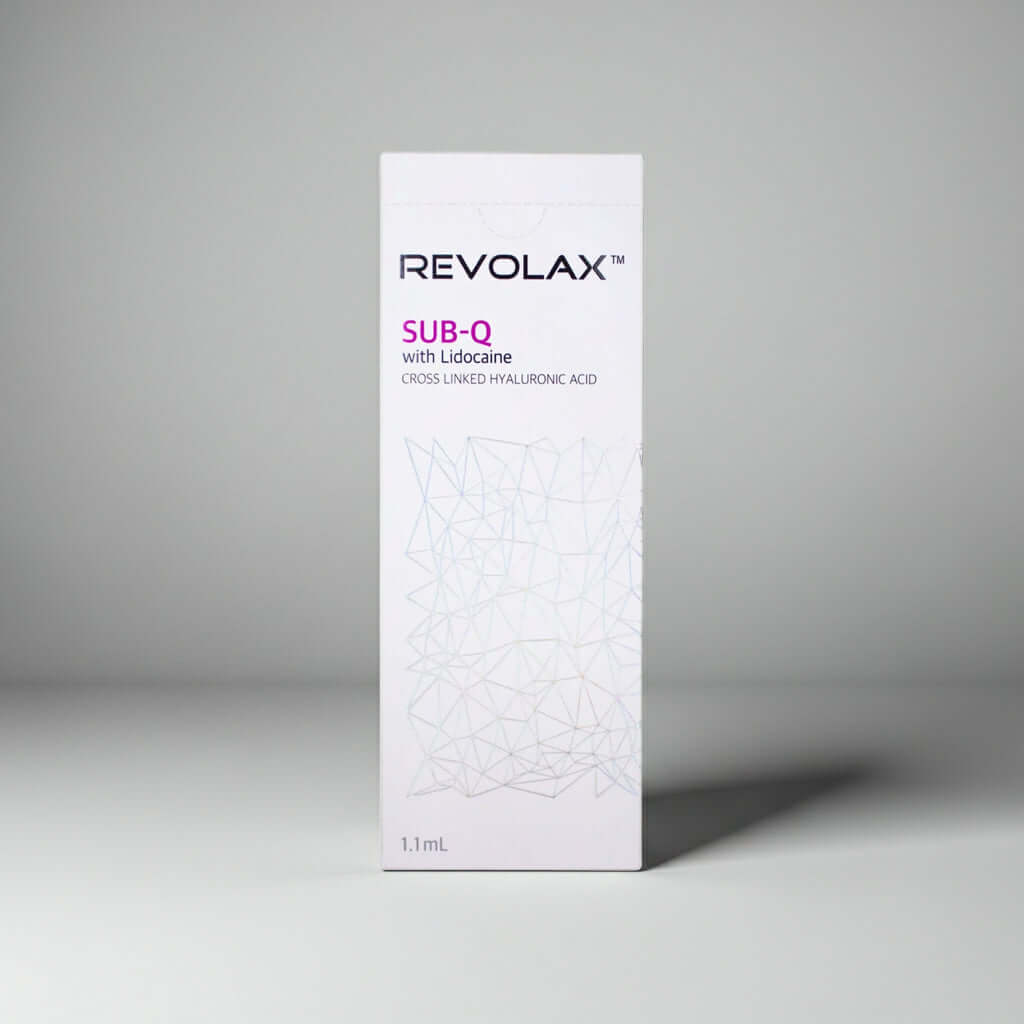 Revolax Sub-Q Lidocaine Hyaluronsäure Dermalfiller von ACROSS, 1,1 ml Volumenwiederherstellung für Gesicht.