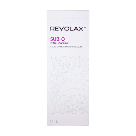 Revolax Sub-Q Lidocaine Dermalfiller mit 1,1 ml Hyaluronsäure für Volumen und Faltenbehandlung, von ACROSS.