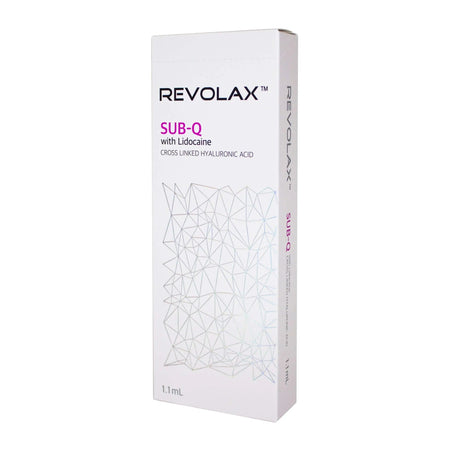 Revolax Sub-Q Lidocaine Hyaluronsäure Dermalfiller von ACROSS für Volumen und Faltenkorrektur, 1,1 ml.