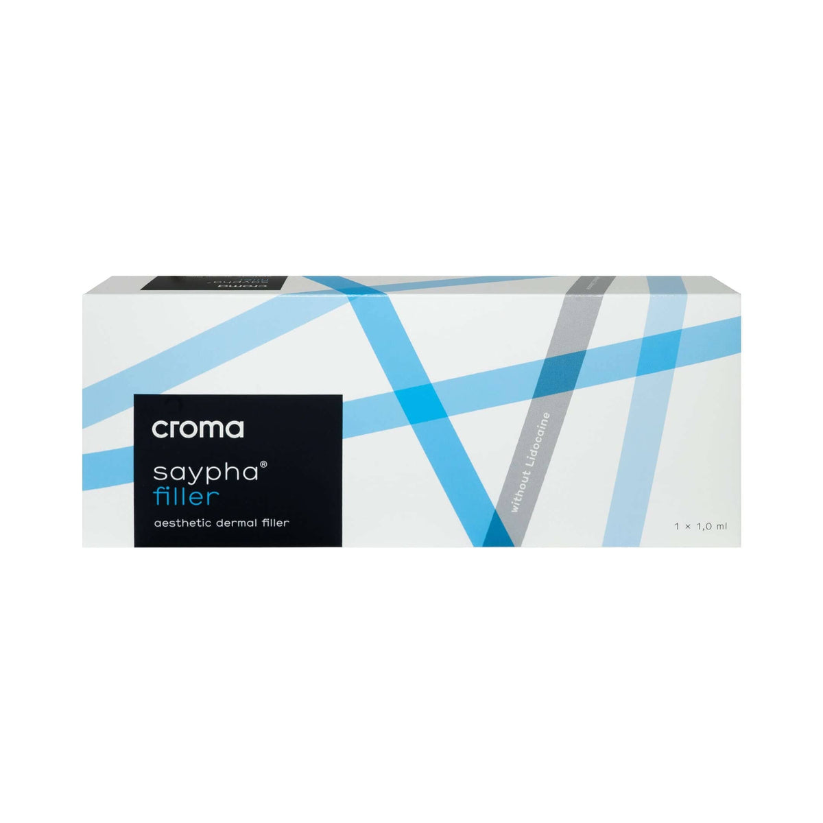 Saypha Filler 1 x 1 ml Verpackung, ästhetisches dermales Filler-Gel für Faltenkorrektur von Croma