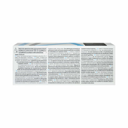 Saypha Filler 1 x 1 ml Verpackung mit Gebrauchsanweisung und Sicherheitshinweisen.