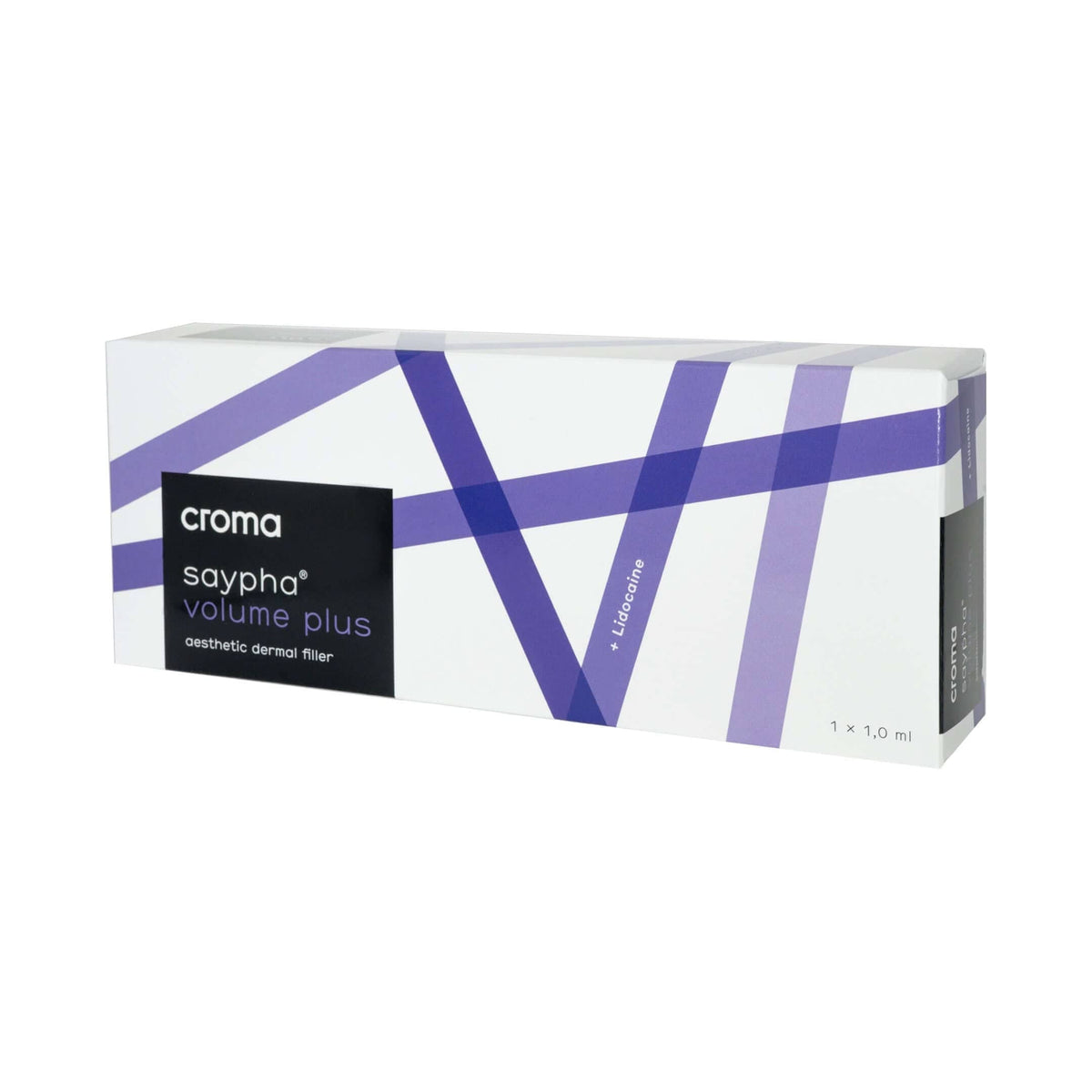 Saypha Volume Plus mit Lidocaine 1 x 1 ml - ästhetisches Dermal-Filler-Produkt von Croma.