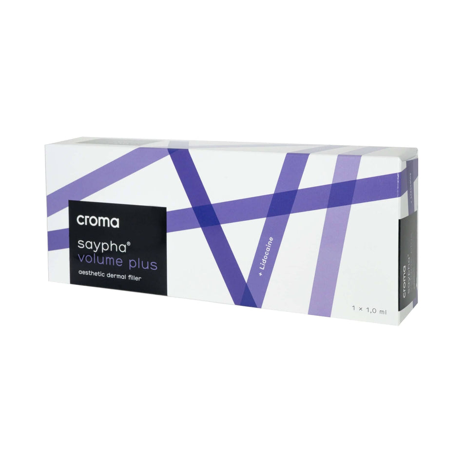 Saypha Volume Plus mit Lidocaine 1 x 1 ml - ästhetisches Dermal-Filler-Produkt von Croma.