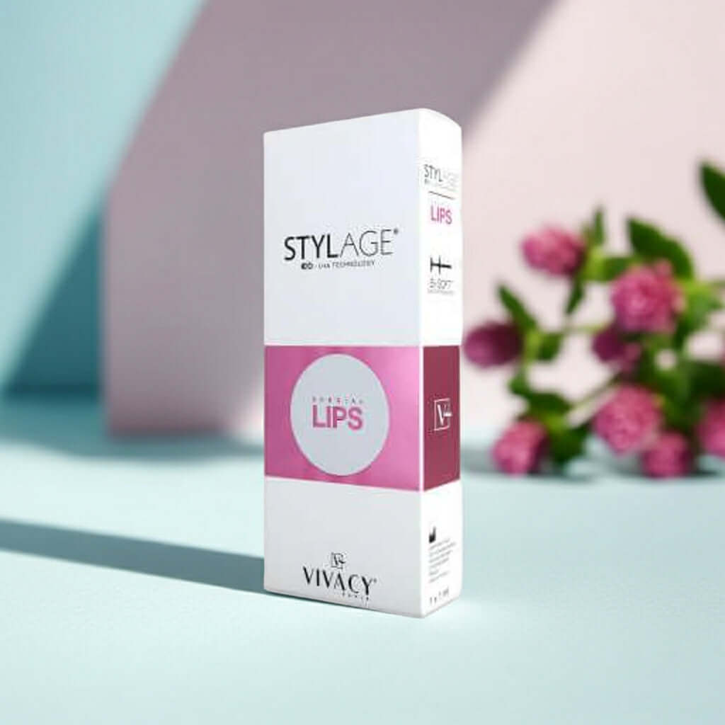 VIVACY Stylage Bi-Soft Special Lips 1ml Hyaluronsäure Lippenfiller, Dermalfiller für natürliche Lippenkontur.