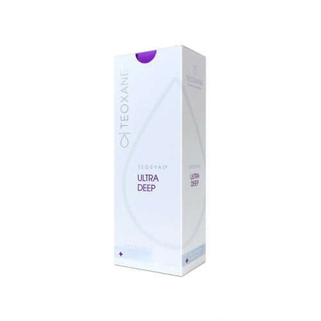 Teosyal PureSense Ultra Deep (2 x 1,2 ml) Verpackung für effektive Gesichtsauffüllung und Faltenkorrektur.