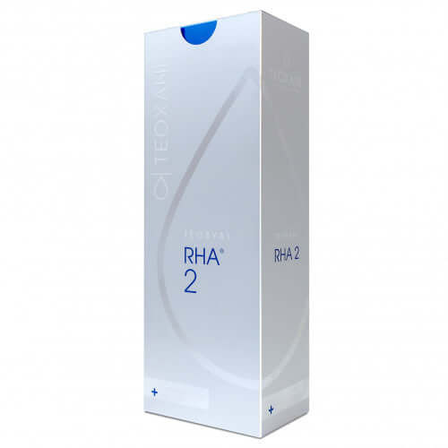 Teosyal RHA 2 mit Lidocaine (2 x 1 ml) Verpackung, fortschrittlicher Dermalfiller auf Hyaluronsäurebasis.