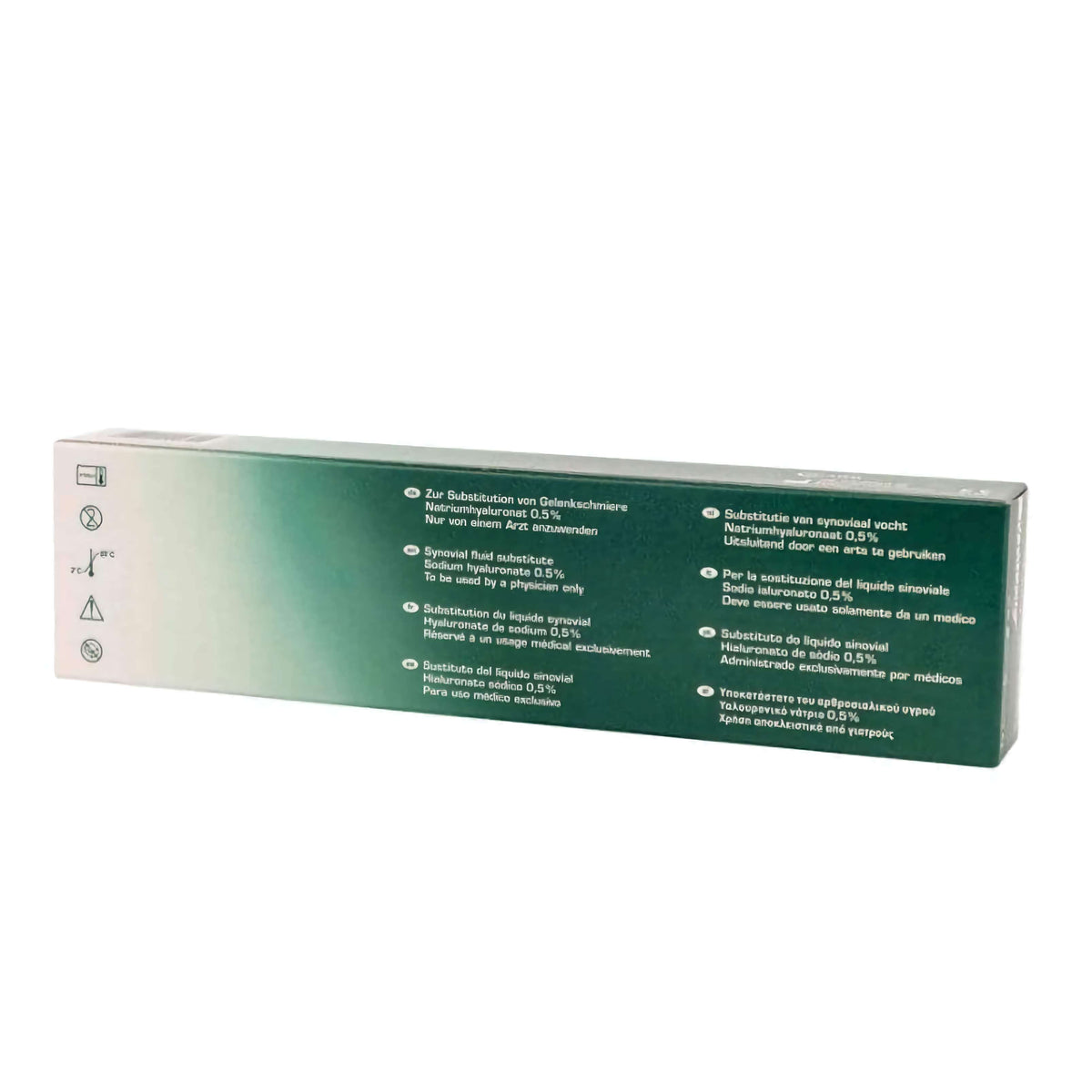 Viscoseal 50mg/10ml Hyaluronsäure Gelenkspritze von TRB Chemedica AG zur Adhäsionsprophylaxe bei Gelenkbeschwerden.